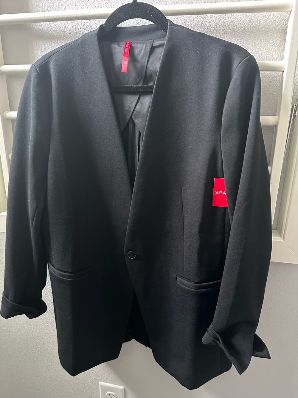 Spanx black suit blazer new with tags